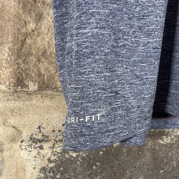 Nike Swim Dri-Fit Hydroguard Shirt‎ UPF 40+ NESSA589 Blue Men's Small Athletic - Picture 4 of 13